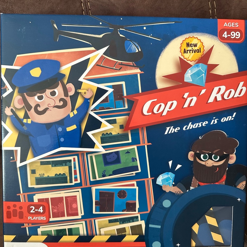 Cop 'n' Rob Kids Game - Blue and Red